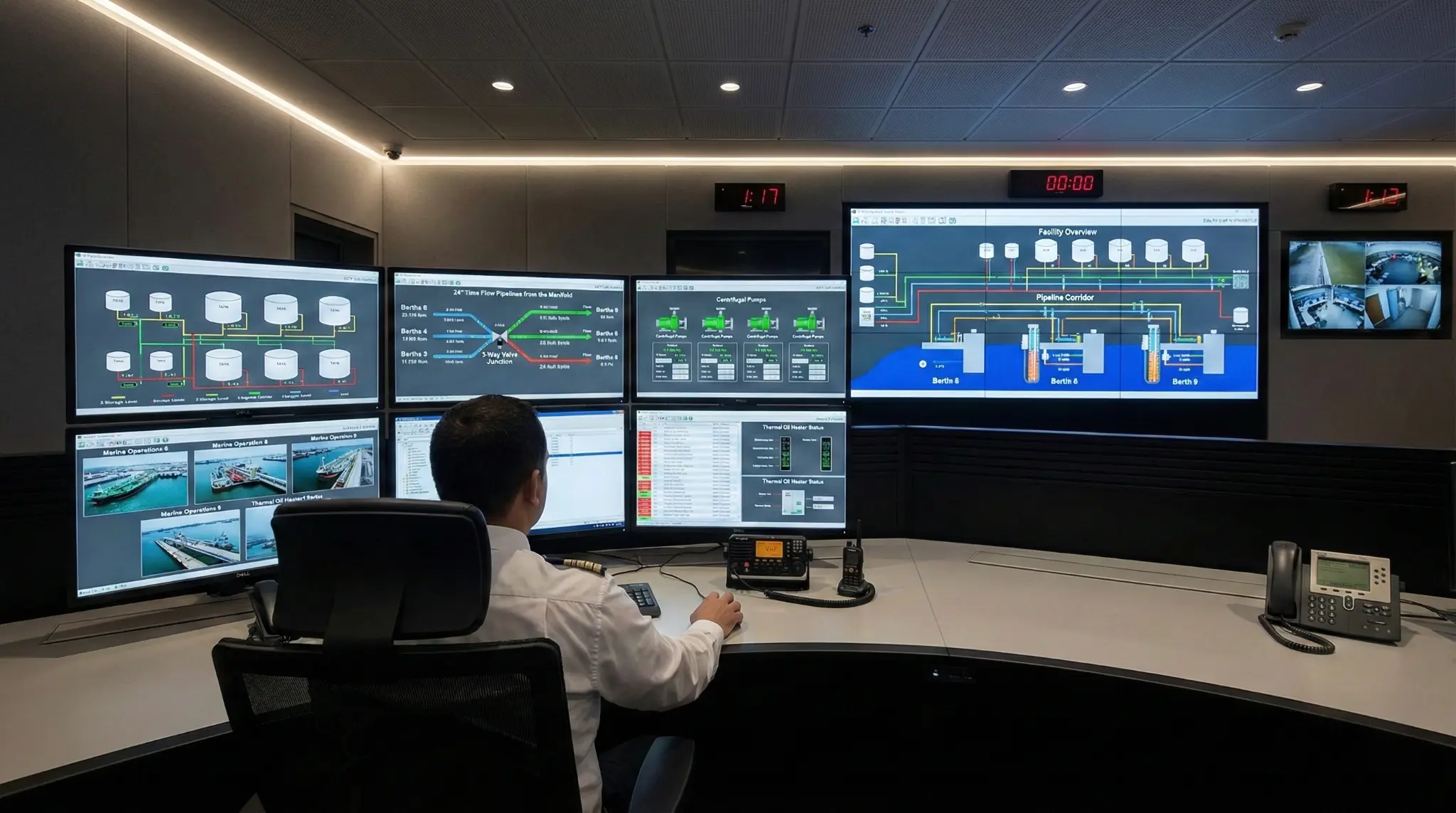 Operations control room